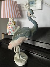 Royal Dux Crane Bird Of