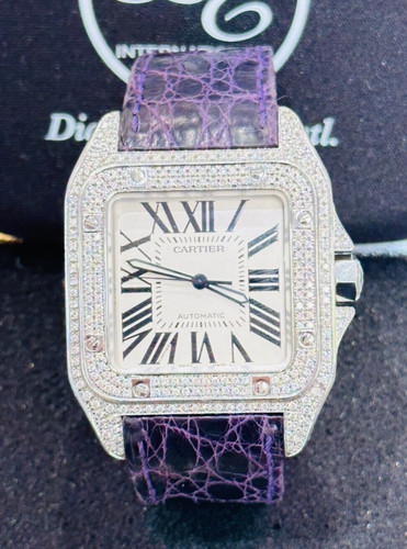 Cartier santos 100 - santos, de