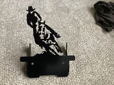 Western reining horse towel holder coat rack storage hooks