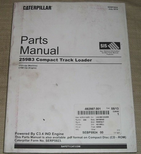 Cat caterpillar 259b3 compact - caterpillar,