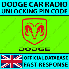 DODGE RADIO UNLOCKING PIN CODE