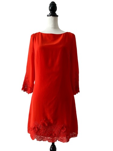 Topshop boho red dress size - boho,