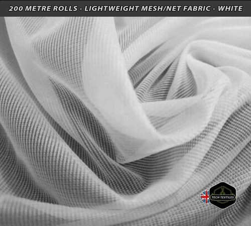 200 metre rolls white mesh - 200,