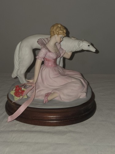 Icart borzoi lady - borzoi, deco