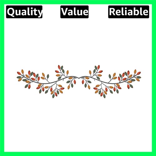 Pieces metal tree leaf wall - 2,