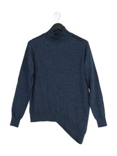 Karen Millen Women's Jumper UK 4 Blue Wool
