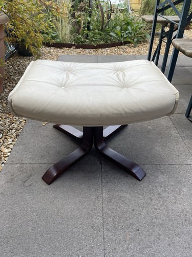 Vintage leather cream - cream, off