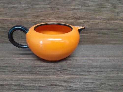 Orange jug some wear - -,