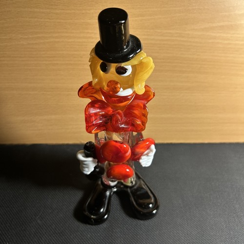 Vintage murano glass clown - vintage,