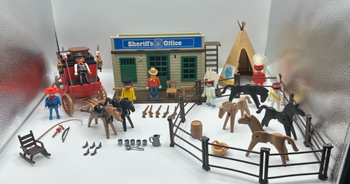 Playmobil sheriff office set - playmobil,