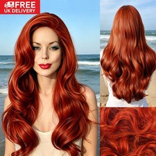 Women Ladies Long Wavy Curly