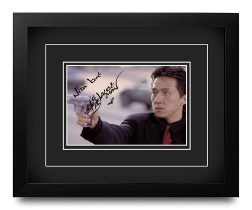 Jackie chan hand signed - jackie,