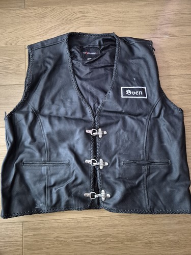 Limitless black leather biker - leather,