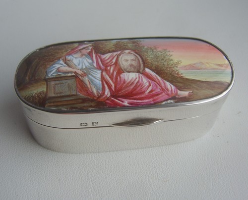 Antique sterling silver - sterling, enamel