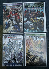 Lot Of 4 Transformers Robots In Disguise Comics - IDW Comics