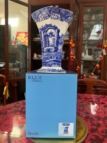 Spode italian blue - italian, white