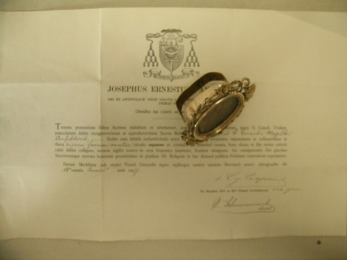 Reliquary relic saint gerard - relic,