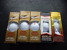 x 15 PINNACLE GOLF BALLS- GOLD LS - GOLD- GOLD FX SOFT