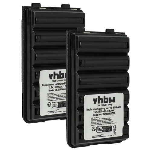 Battery for yaesu vertex - 2x,