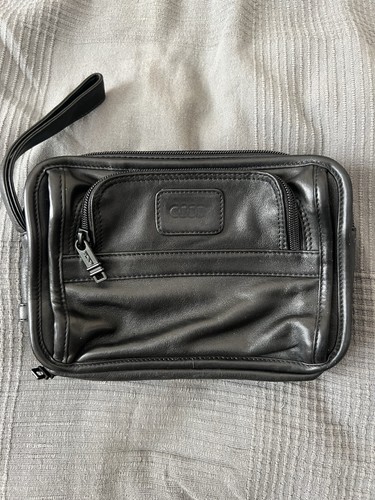 Tumi audi black leather man - leather,