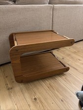 Vintage teak drinks trolley - teak,