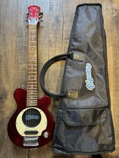 Pignose Travel Guitar Red Cream American Made Electric Guitar