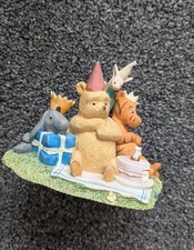 Disney Winnie the Pooh Border Fine Arts Birthday Party Figurine Tigger Piglet