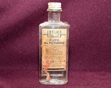 Vintage Glass Bottle of Pure