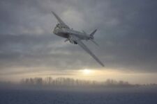 Vickers Wellington Bomber misty scene canvas prints various sizes free delivery 