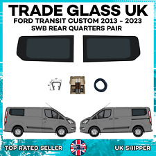 Ford Transit CUSTOM SWB Tinted Rear Quarter Windows With FITTING KIT And U TRIM
