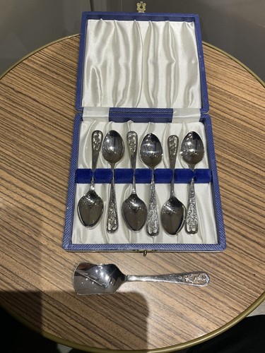 Vintage old teaspoons - vintage, scoop