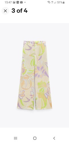 Bnwt zara printed palazzo - printed,