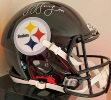 NFL FULL SIZE SIGNED HELMET PITTSBURGH STEELERS JUJU SMITH SHUSTER