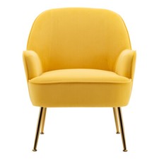Velvet Accent Tub Chair
