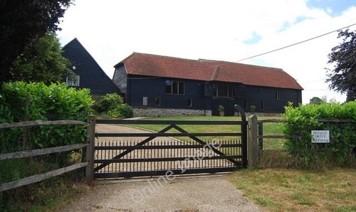 Photo 6x4 oak barn - oak, hound