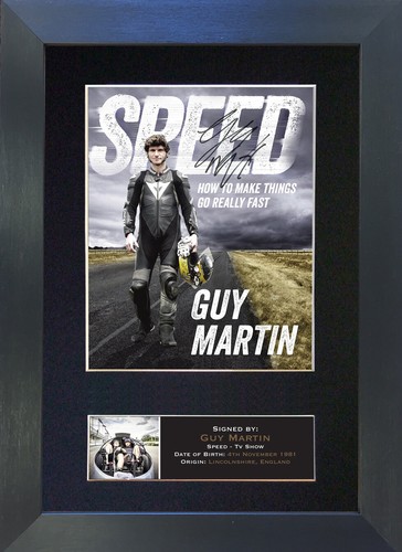 Guy martin no2 signed - no2, (speed)