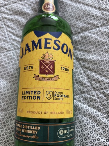 Empty jameson whiskey bottle - empty,