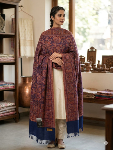 100 pashmina wool shawl - 100%,
