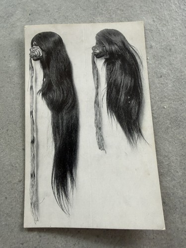 Vintage postcard shrunken - vintage, of