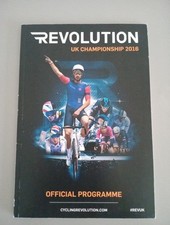 Revolution UK Championship 2016 Cycling Programme Manchester Velodrome