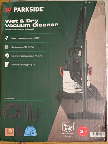 Parkside wet dry vacuum - &,