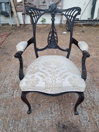Antique parlour chair - antique, chair.