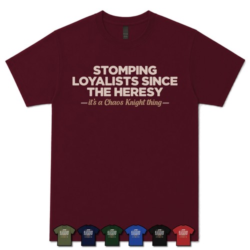 Stomping loyalists since the - since,
