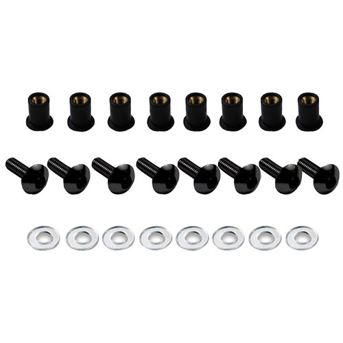 Set screws fairing anodized - set, 8