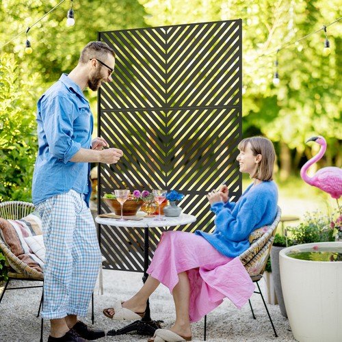 Metal privacy screen panel - privacy,