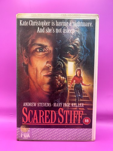 Scared stiff rental vhs - scared,