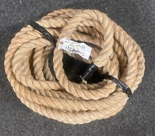15 Metres x 28mm Natural Fibre Sisal Rope For Garden, Decking And Boating