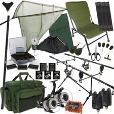 Full Carp Fishing Set up Rods