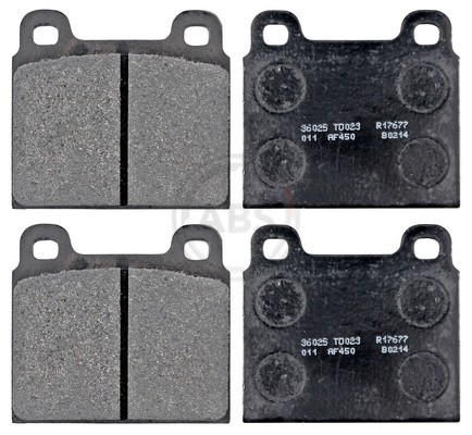 Front 36025 brake pad - front,