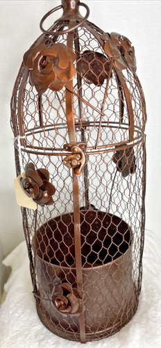 Rustic wire bird - rustic,